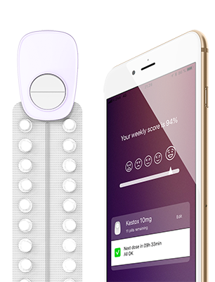 Smart pill tracker and app